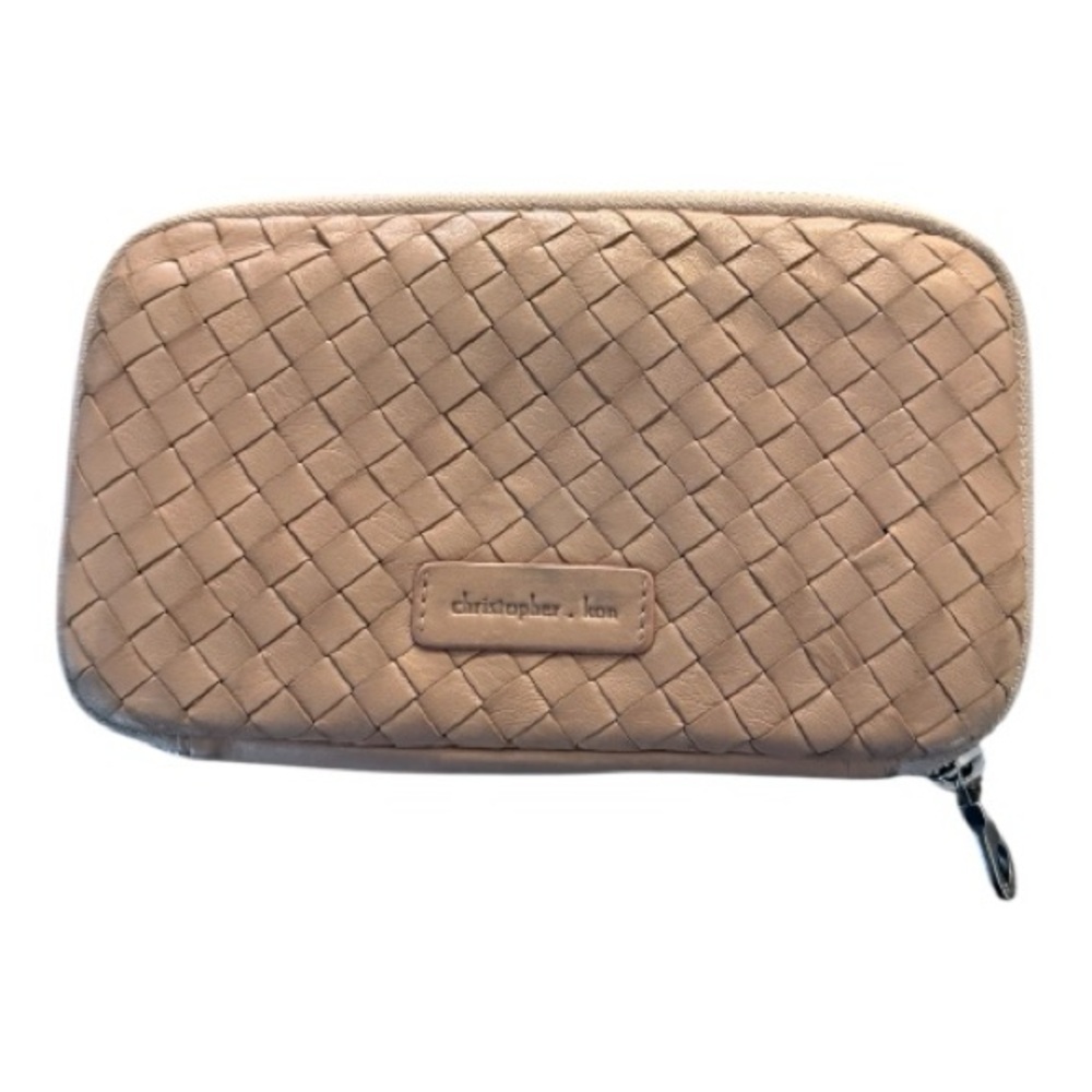 Christopher Kon Tan Woven Wallet